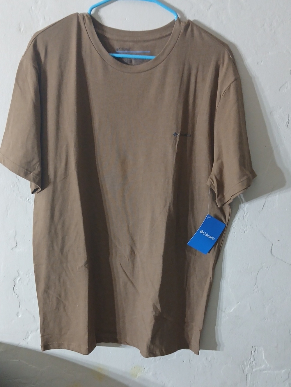 Columbia Men’s Brown Short Sleeve Logo Tee Size XL